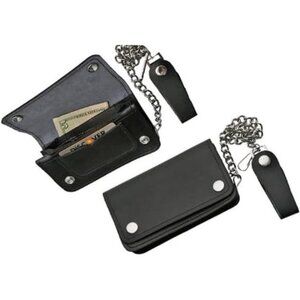 Supplies Biker Wallet, Small , Black